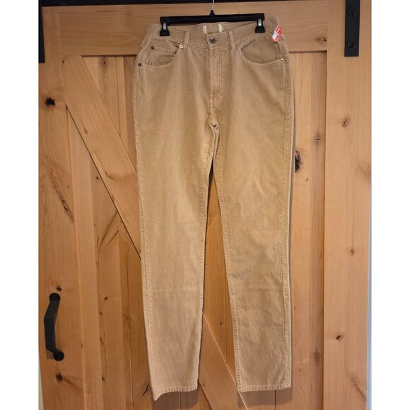 New! Taylor Stitch Men 30x33 Slim All Day Pants Tan Khaki Corduroy Organic